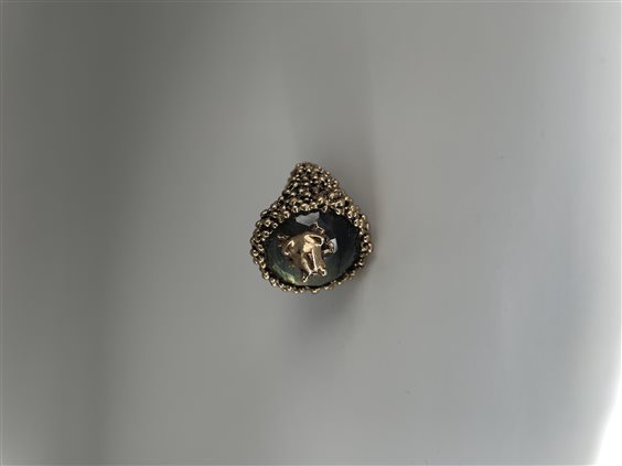 Anello Daniela De Marchi Donna Baciami Principessa in Bronzo Labradorite AN0029 BBR - AN0029 BBR